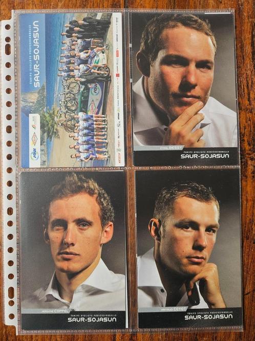 Wielrennen verzamelen Teamkaarten  Saur-Sojasun, Verzamelen, Sportartikelen en Voetbal, Nieuw, Poster, Plaatje of Sticker, Buitenlandse clubs