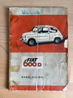 originele manual handleiding Fiat 600D, Ophalen of Verzenden