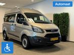 Ford Transit Custom L1H2 Rolstoelbus Automaat, Auto's, Automaat, Stof, Zwart, Met garantie (alle)