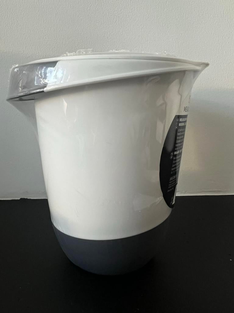 Nieuw Ernesto maat en roerbeker grijs/wit, Huis en Inrichting, Keuken | Keukenbenodigdheden, Nieuw, Ophalen of Verzenden