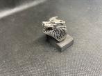 Schitterende ring wolf, Ophalen of Verzenden, Zilver, Dame