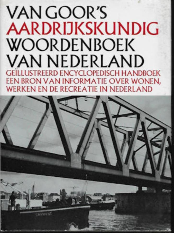 Van Goor's Aardrijkskundig Woordenboek van Nederland -3e dr., Boeken, Overige Boeken, Gelezen, Ophalen of Verzenden