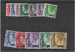 Koningin Wilhelmina 1938-`940, Postzegels en Munten, Postzegels | Nederlands-Indië en Nieuw-Guinea, Ophalen of Verzenden, Nederlands-Indië