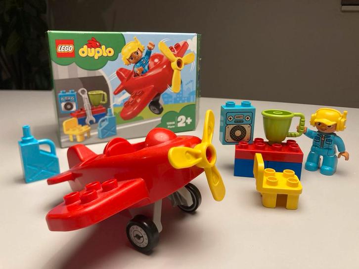 🎁 Lego DUPLO Vliegtuig 10908, Kinderen en Baby's, Speelgoed | Duplo en Lego, Zo goed als nieuw, Duplo, Complete set, Ophalen of Verzenden