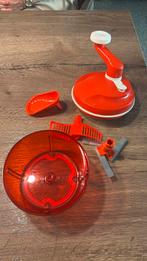 Te koop Tupperware hakmolen Quick Chef., Ophalen, Zo goed als nieuw, Rood, Overige typen