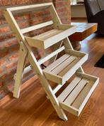 Houten opklapbare display / etagere plantenrek 90 x 50 cm, Ophalen of Verzenden, Zo goed als nieuw