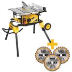 DeWALT DWE7492SET Zaagtafel + DWE74911 Rijdbaar onderstel, Doe-het-zelf en Verbouw, Ophalen, Gebruikt, Cirkelzaag, 70 mm of meer