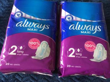NIEUW 2 maandverband always( ophalen) beschikbaar voor biedingen