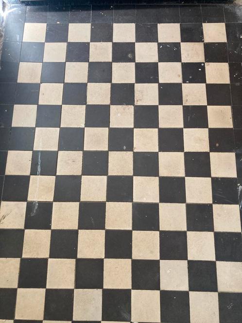Zwart witte mosa tegels 10x10, Doe-het-zelf en Verbouw, Tegels, Gebruikt, Wandtegels, Keramiek, Minder dan 20 cm, Minder dan 5 m²