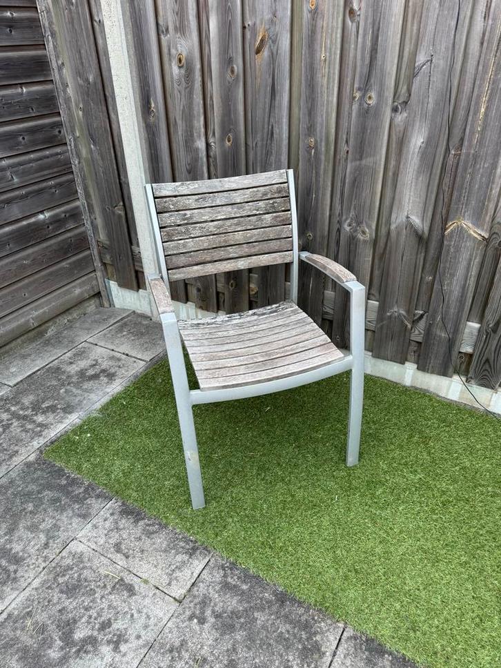 Tuinstoelen: Hartman, metaal, launch stoel, Tuin en Terras, Tuinstoelen, Gebruikt, Metaal, Ophalen