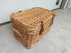 Ruime Rieten mand met deksel / rotan kist 36x60x37, Ophalen, Minder dan 50 cm, 50 tot 100 cm, Zo goed als nieuw