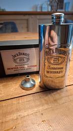 Jack Daniels Zakflacon - Pewter Collection, Ophalen of Verzenden
