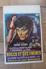 filmaffiche Alain Delon Rocco et ses freres 1960 filmposter, Rechthoekig Staand, Ophalen of Verzenden, Zo goed als nieuw, A1 t/m A3