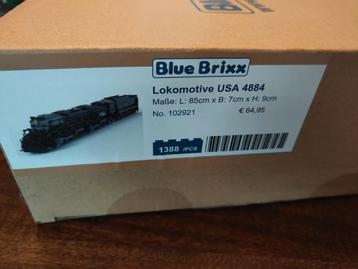 Set Bluebrixx trein / locomotive US 4884, 102921 Blue Brixx beschikbaar voor biedingen