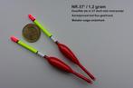 KARPERDOBBER HANDBUILT NR. 37¹ / 1,2 gram, Ophalen of Verzenden, Nieuw, Dobber of Lood