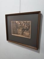 Klooster Ter Apel , Johan Hemkes, Antiek en Kunst, Kunst | Etsen en Gravures, Ophalen of Verzenden