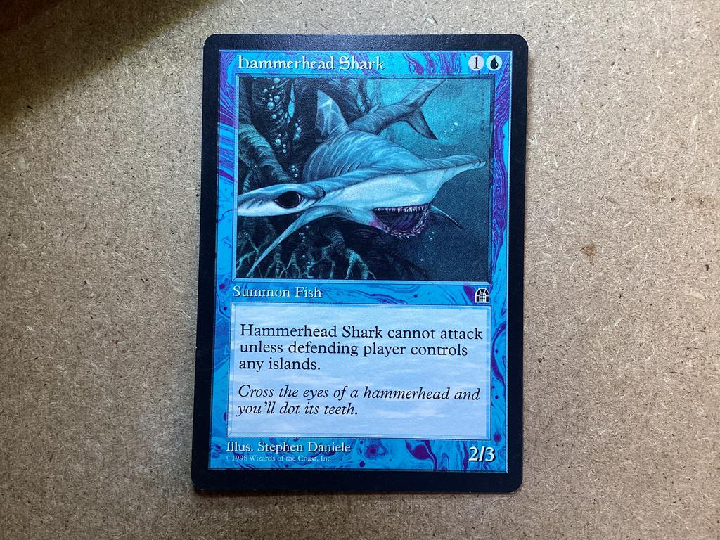 1x Hammerhead Shark (Excellent), Ophalen of Verzenden, Zo goed als nieuw, Losse kaart