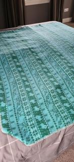 Turquoise Plaid Deken 190x150 cm, Ophalen of Verzenden, Zo goed als nieuw