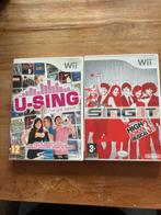 U-sing en Disney Sing it voor Wii met microfoon, Spelcomputers en Games, Games | Nintendo Wii, Muziek, Gebruikt, 2 spelers, Ophalen of Verzenden