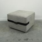 Design Poef | Zitkussen | Hocker | Grijs, Stof, Gebruikt, -, -