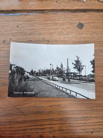 Oude Ansichtkaart Castricum, Stationsweg beschikbaar voor biedingen