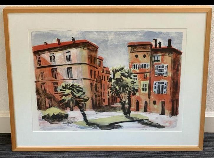 Zeefdruk Jeroen Hermkens - Nimes, Antiek en Kunst, Kunst | Schilderijen | Modern, Ophalen