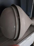 Stoere industriële hanglamp, Ophalen, Gebruikt, Glas