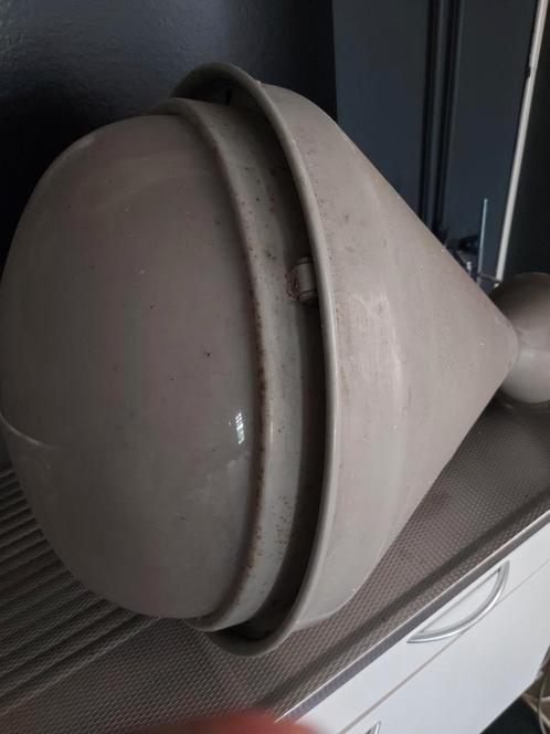 Stoere industriële hanglamp, Huis en Inrichting, Lampen | Hanglampen, Gebruikt, Glas, Ophalen