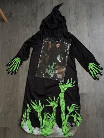 Halloween Kostuum Kind – Skelet/Spook Maat 7-9 jaar beschikbaar voor biedingen