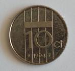 Nederland munt 10 cent 1994, volgnr 45, Postzegels en Munten, Munten | Nederland, Ophalen of Verzenden, Koningin Juliana, 10 cent