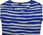 Shirt Claudia Sträter kobaltblauw/wit, Maat 38/40 (M), Blauw, Ophalen of Verzenden, Zo goed als nieuw