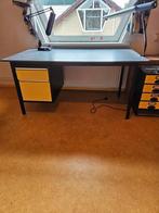 Groot vintage bureau, Ophalen, In hoogte verstelbaar, Gebruikt, Bureau