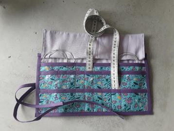Handzame etui voor Knitpro naaldpunten en kabels lila/paars beschikbaar voor biedingen