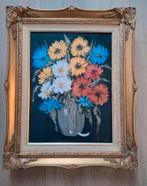 Bloemenstilleven in Gouden Lijst, Antiek en Kunst, Kunst | Schilderijen | Klassiek, Ophalen of Verzenden