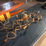 stalen hanglamp, Huis en Inrichting, Lampen | Hanglampen, Ophalen of Verzenden, Minder dan 50 cm