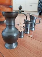 Tinnen maatbekers van Heines Zinn, Antiek en Kunst, Antiek | Tin, Ophalen of Verzenden