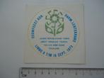 sticker 1973 LINNE Lentekrans harmonie band leger garde, Verzenden, Zo goed als nieuw