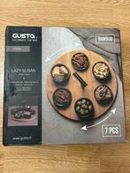 NIEUW - Gusta Lazy Susan Bamboe serveerplank borrelplank, Ophalen of Verzenden, Nieuw