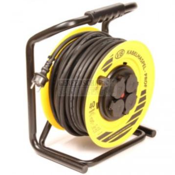 Kabelhaspel PROFI 40 meter 3 x 2.5mm2 | GRATIS VERZENDING beschikbaar voor biedingen