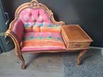 Vintage telefoonbankje, Antiek en Kunst, Antiek | Meubels | Stoelen en Banken, Ophalen of Verzenden