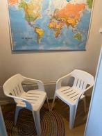 Jardin Tuinstoelen - Set van 2 - stapelbaar terras tuinstoel, Ophalen, Gebruikt, Kunststof, Stapelbaar