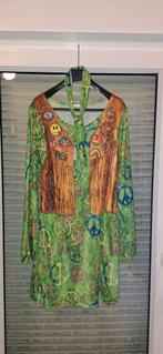 Carnavalskleding hippiejurk maat M, Kleding | Dames, Maat 38/40 (M), Carnaval, Ophalen of Verzenden, Zo goed als nieuw