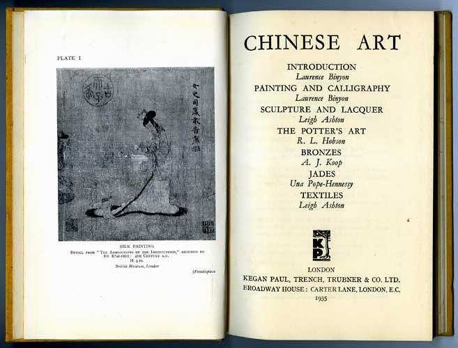 Chinese Art - Laurence Binyon, Boeken, Kunst en Cultuur | Beeldend, Zo goed als nieuw, Ophalen of Verzenden