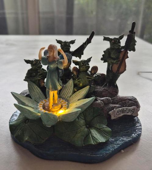 Indische Waterlelies miniatuur Luville Efteling kerstdorp, Verzamelen, Efteling, Zo goed als nieuw, Beeldje of Poppetje, Ophalen of Verzenden