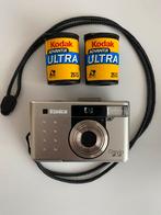 Konica Revio Z2 met twee rolletjes en rol Kodachrome, Audio, Tv en Foto, Fotocamera's Analoog, Ophalen of Verzenden, Zo goed als nieuw