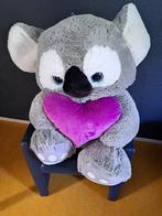 Knuffel Koala met paars hart in armen., Nieuw, Overige typen, Ophalen