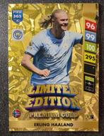 Panini Fifa365 2025  LIMITED EDITION  PREMIUM GOLD  HAALAND, Ophalen of Verzenden, Zo goed als nieuw, Plaatje