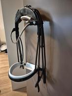 Finesse Full Stang en trens hoofdstel wit onderlegd en lak, Dieren en Toebehoren, Ophalen of Verzenden, Zo goed als nieuw, Dressuur