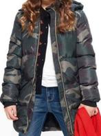 winterjas parka mt 146/152 camouflage afneembare capuchon, Meisje, Ophalen of Verzenden, Zo goed als nieuw, Retour