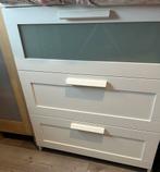 Witte kast met 3 lades gratis ophalen, Ophalen, Gebruikt, 65 cm of meer, 70 cm of meer